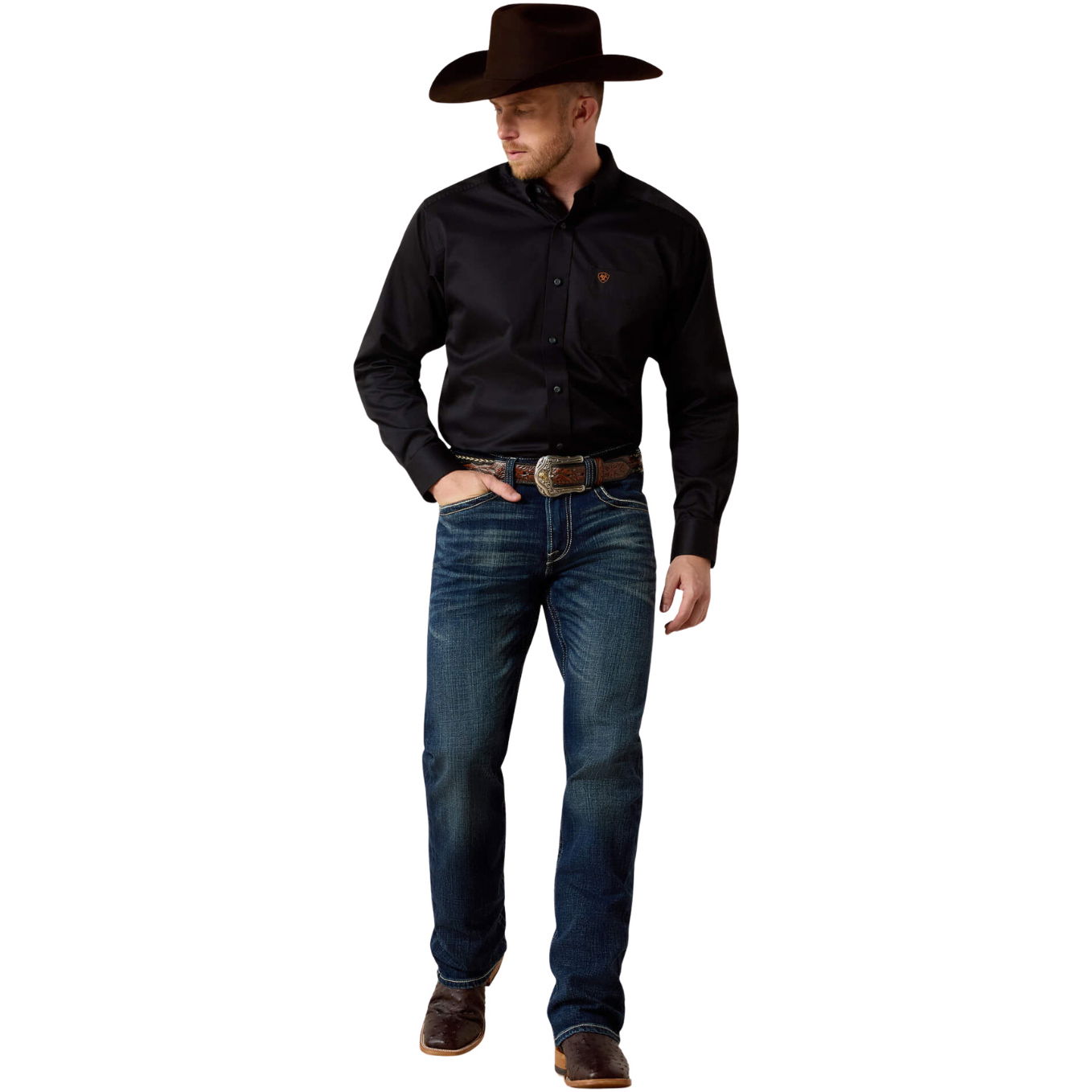2026 Ariat Mens M4 Relaxed Adkins Boot Cut Jeans 10021767 - Turnout